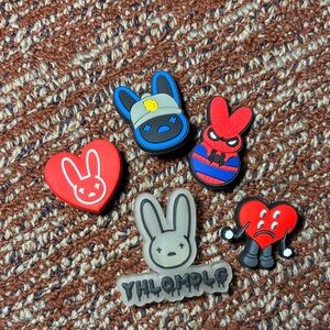 Bad bunny Jibbitz croc accessories